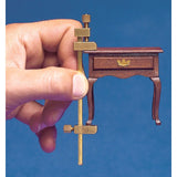 Solid Brass Miniature Bar Clamps, 3 - 3/4 Inches Long (Set of 2)