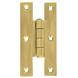 Solid Brass Miniature 'H' Hinges (Pkg. of 4)