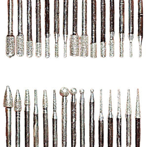 Sona 30 - piece Diamond Coated Micro Burr Set