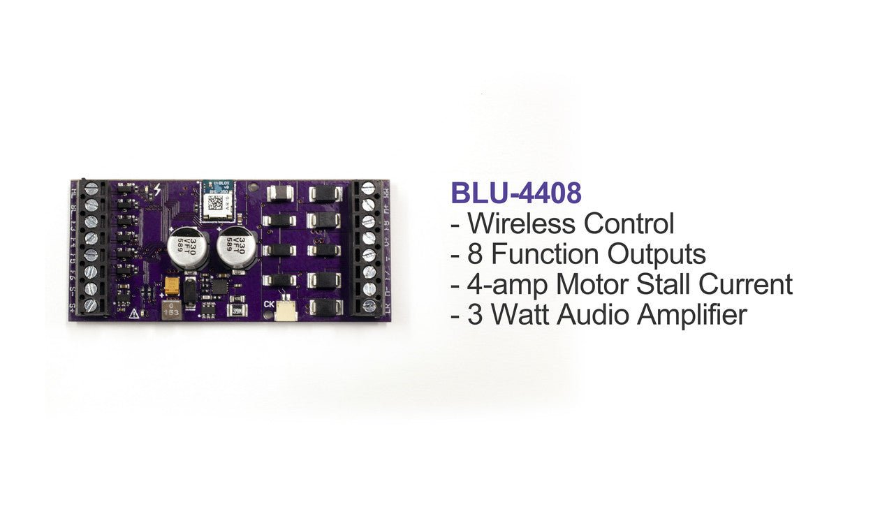 SoundTraxx Blunami BLU - 4408 Digital Sound Decoder for Steam - Large Scale
