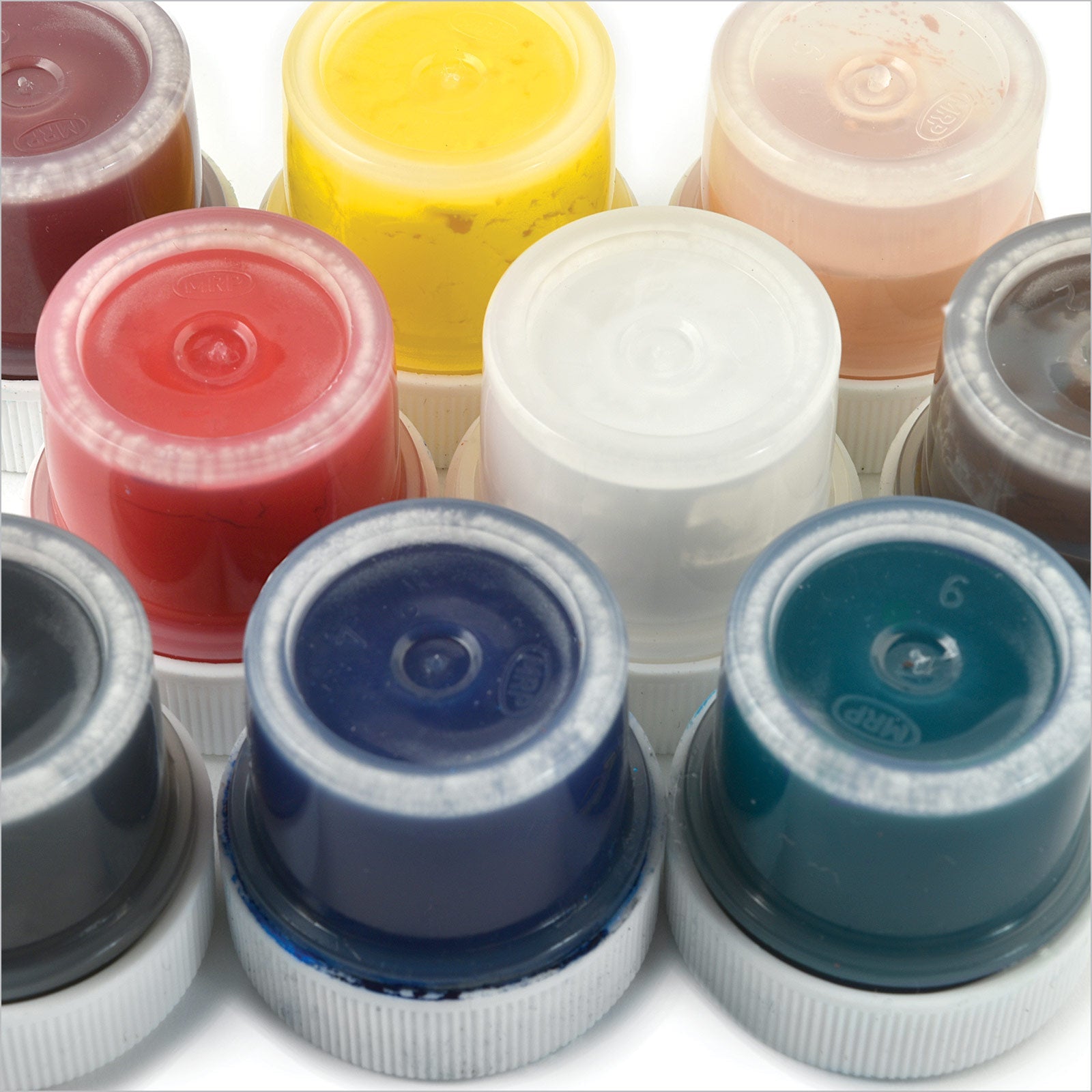 SpectraPaque Pigments, 9 - Pack Color Sampler - Micro - Mark Metal Casting Molds
