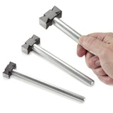 Square - Head Miniature Machinist's Hammers, Set of 3