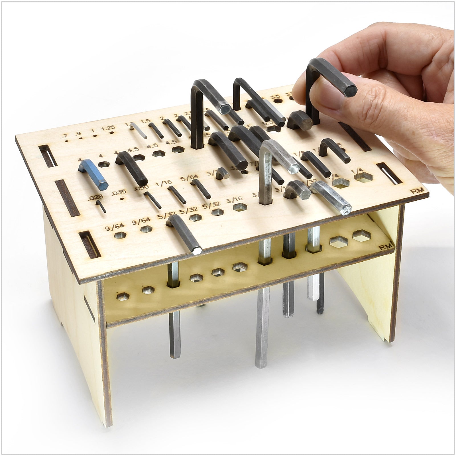Stackable Storage for Hex Wrenches