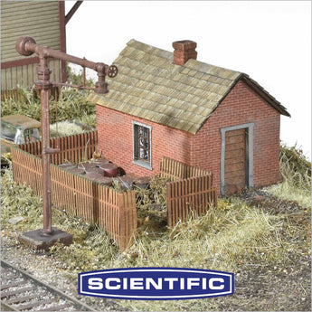 Standard Pennsylvania Railroad Oil House, HO Scale, by Scientific