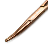 Surgical Hemostat, Curved Tip, Titanium Plated