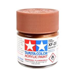 Tamiya Acrylic XF - 28 Dark Copper - 23ml Bottle