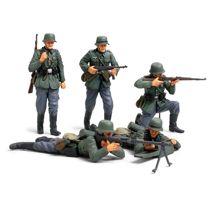 Tamiya German Infantry Military Figures Set, 1/35 Scale - Micro - Mark Figures