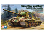 Tamiya German Jagdtiger Tank Destroyer Plastic Model Kit, 1/35 Scale