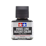 Tamiya Panel Line Accent Color Black 40ml Bottles - Box of 6