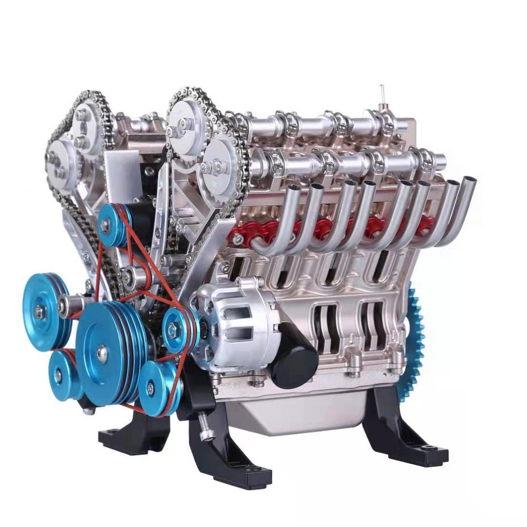 Teching V8 Engine Metal Model Kit