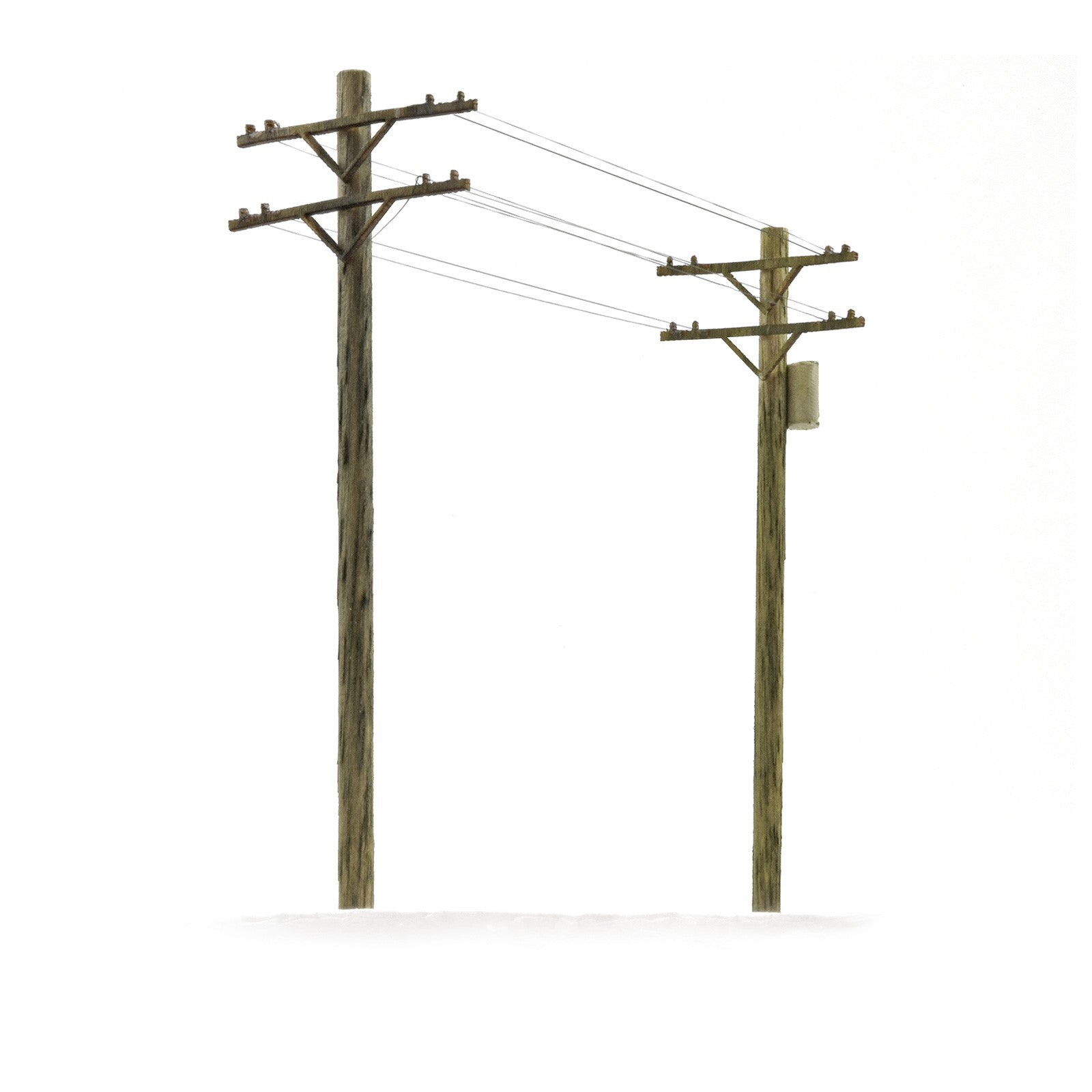 Telephone Pole Kit, HO Scale, By Scientific