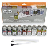 Testors, 9-Piece Enamel Paint Set, Military