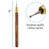 The Beadsmith® Round Your Wire Tool with 1.8mm Cup Burr