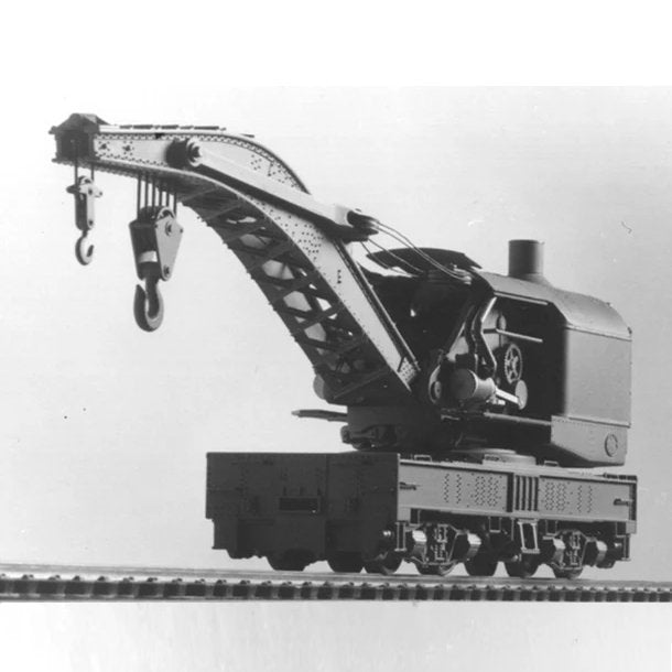 Tichy Train Group 120 Ton Brownhoist Wrecking Crane Kit, HO Scale - Micro - Mark Model Trains, Rolling Stock, Z