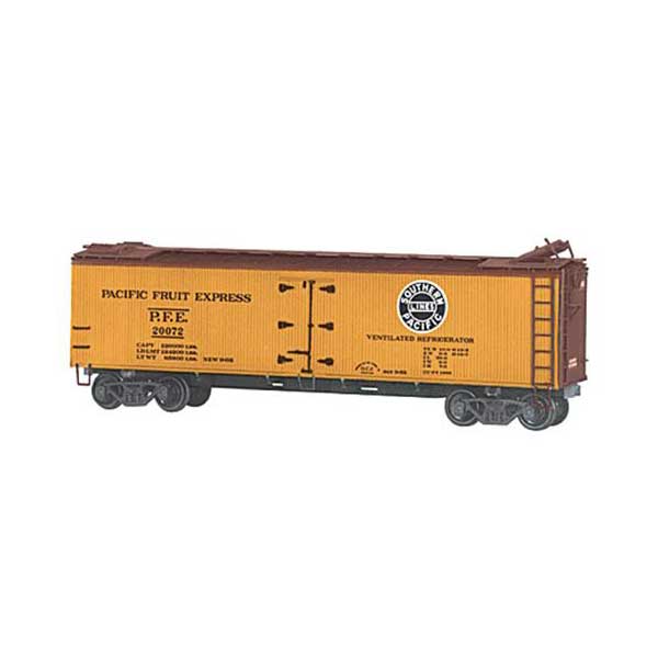 Tichy Train Group Pacific Fruit Express (PFE) Wood Reefer Kit, HO Scale - Micro - Mark Model Trains, Rolling Stock, Z