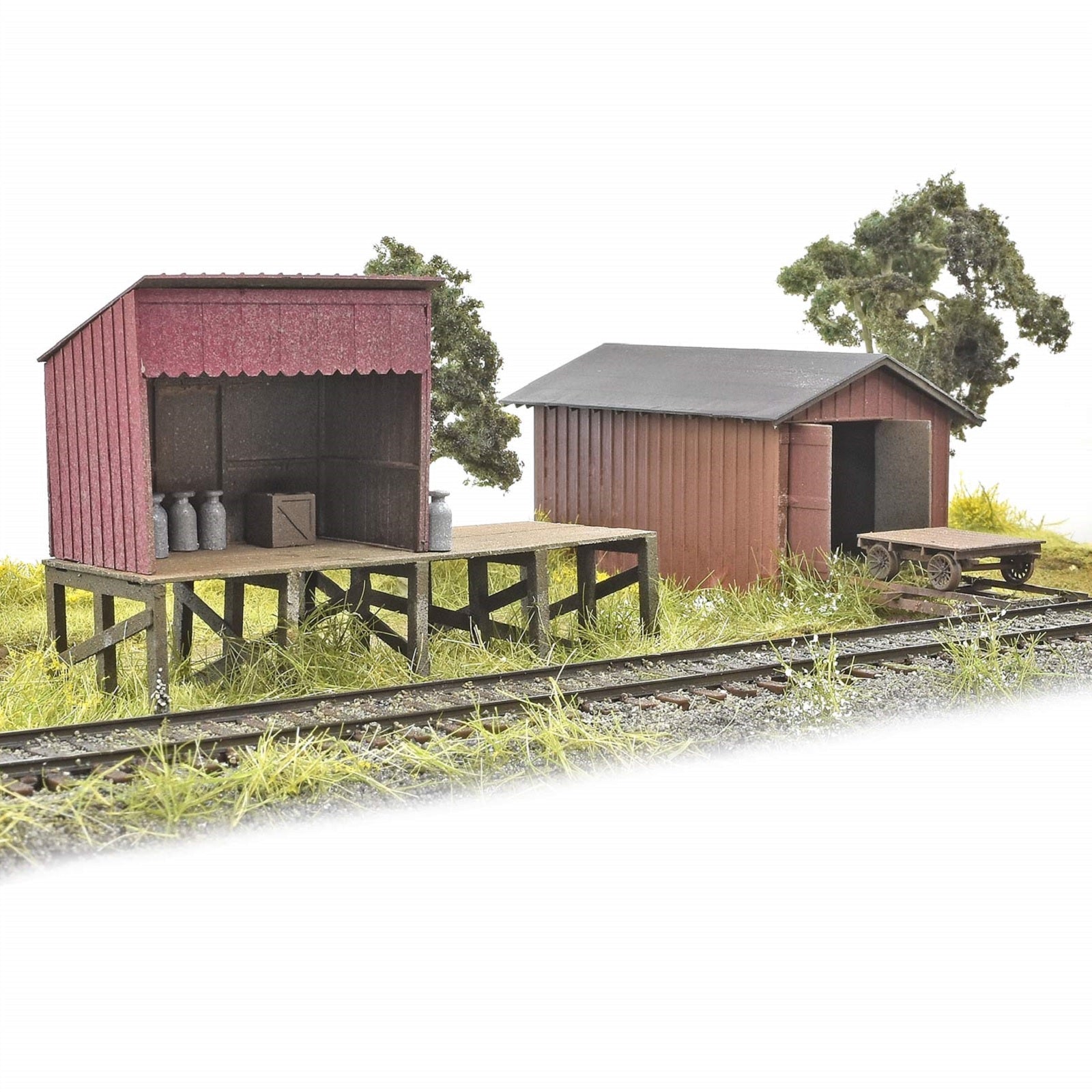 Tichy Train Group 'Wayside Structures' Kit, HO Scale