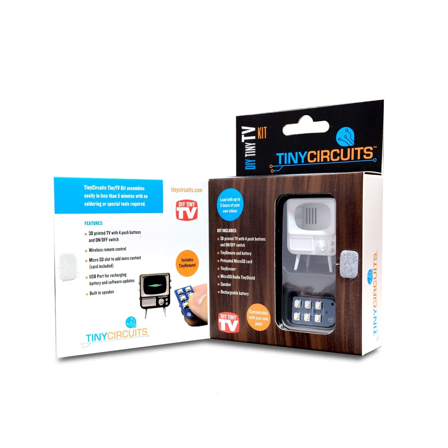 Tiny TV DIY KIT by Tiny Circuits - Micro - Mark Novelty