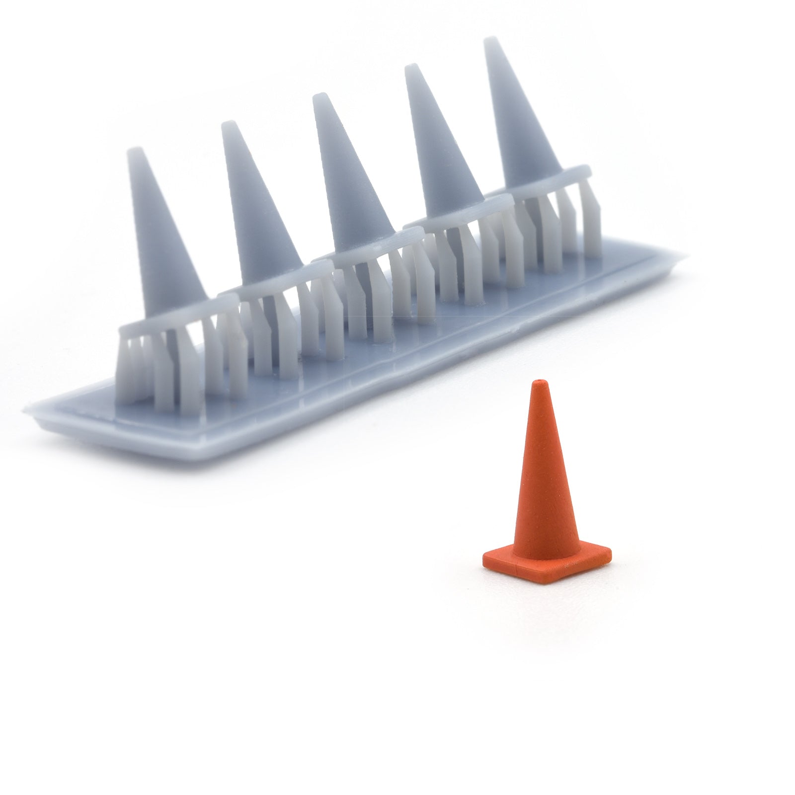 Traffic Cones, HO Scale, by Scientific, Package of 24 - Micro - Mark Laser Model Kits
