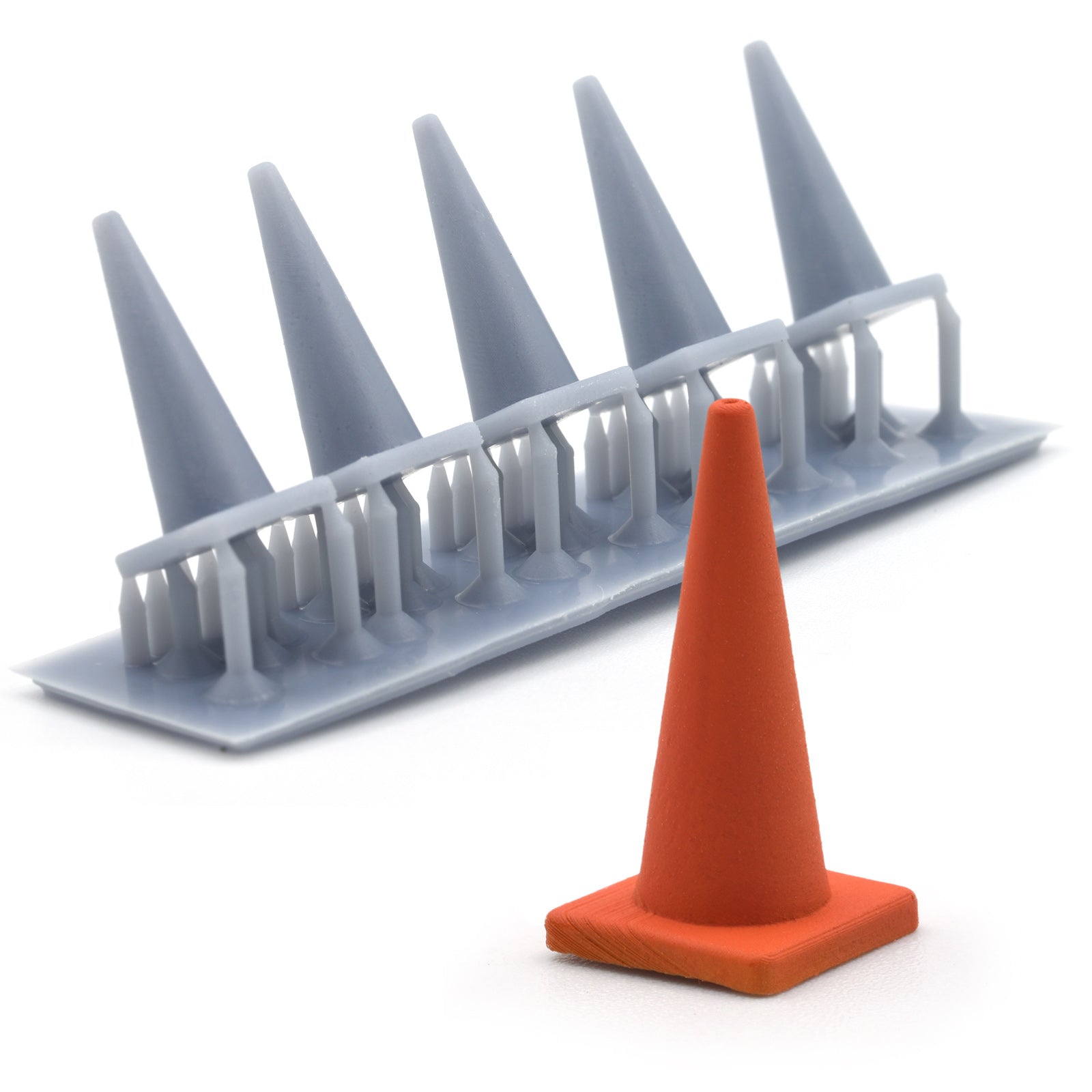 Traffic Cones, O Scale, by Scientific, Package of 12