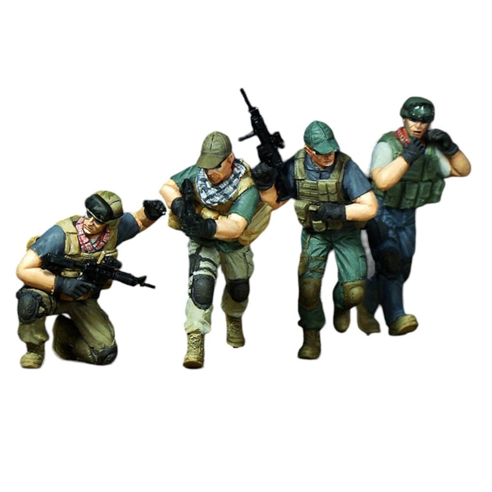 Trumpeter® Armed Assault Team (Private Military Company in Iraq 2005) Plastic Figures, 1/35 Scale