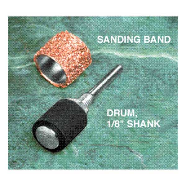 Tungsten Carbide Sanding Band, Fine (1/2 Inch Dia. x 1/2 Inch)