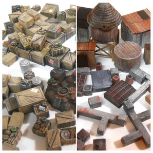 "Urban Alley Details Assortment" Kit, HO Scale