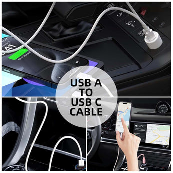 USB - A to USB - C Lightning Fast Charging Cable, 6 Feet