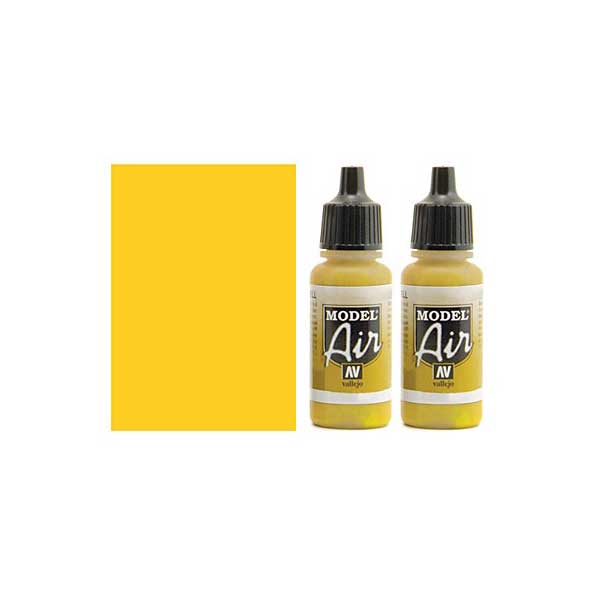 Vallejo Acrylic Airbrush Paint, Reefer Yellow, 1oz