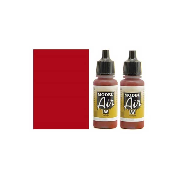 Vallejo Acrylic Airbrush Paint, Signal Red, 1oz