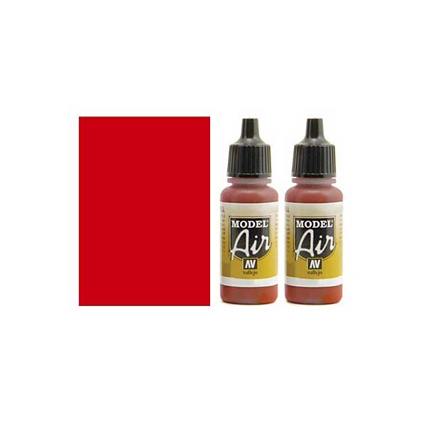 Vallejo Acrylic Paint, Caboose Red, 1oz