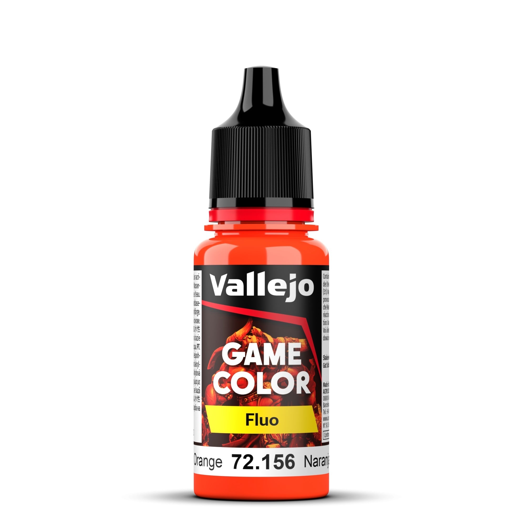 Vallejo Game Color, Fluorescent Orange, 18 ml