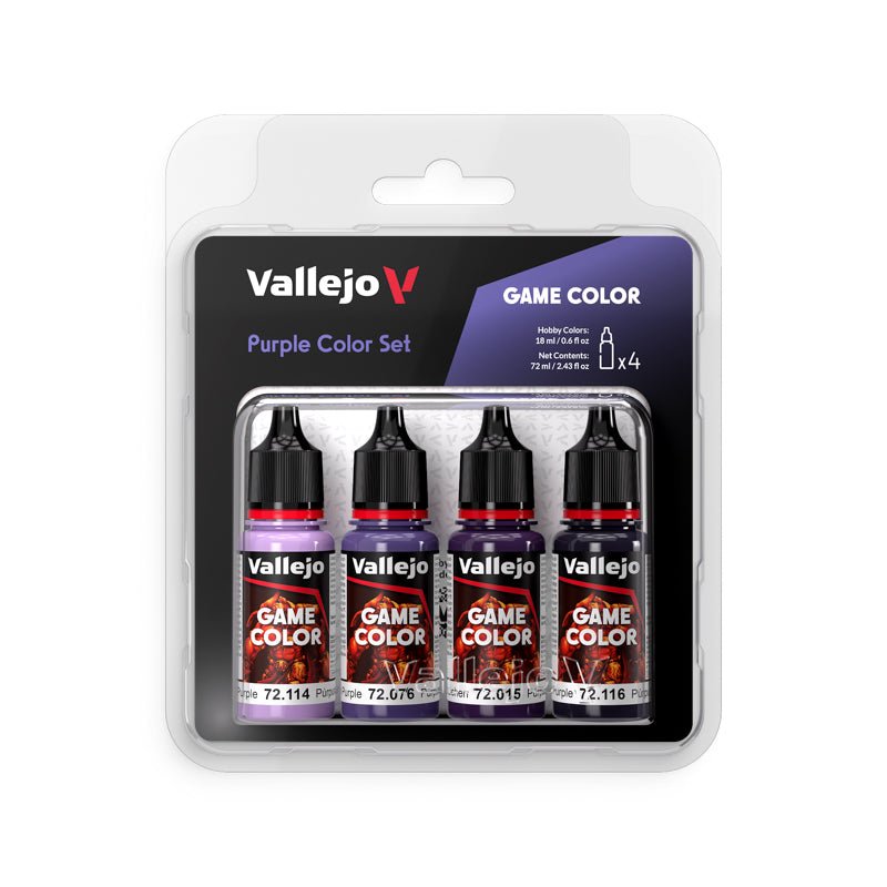 Vallejo Purple Skin Color Set, 4 Pieces