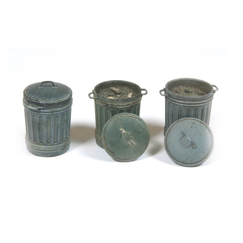 Vallejo Scenics Garbage Cans, 1/35 Scale