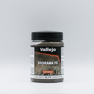 Vallejo Texture Paint, Diorama FX, Dark Earth, 200 ml