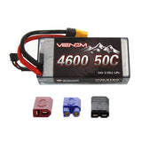 Venom® 50C 2S 4600MAH 7.4V RC Crawler LiPo “Shorty” Hardcase Battery with Uni Plug