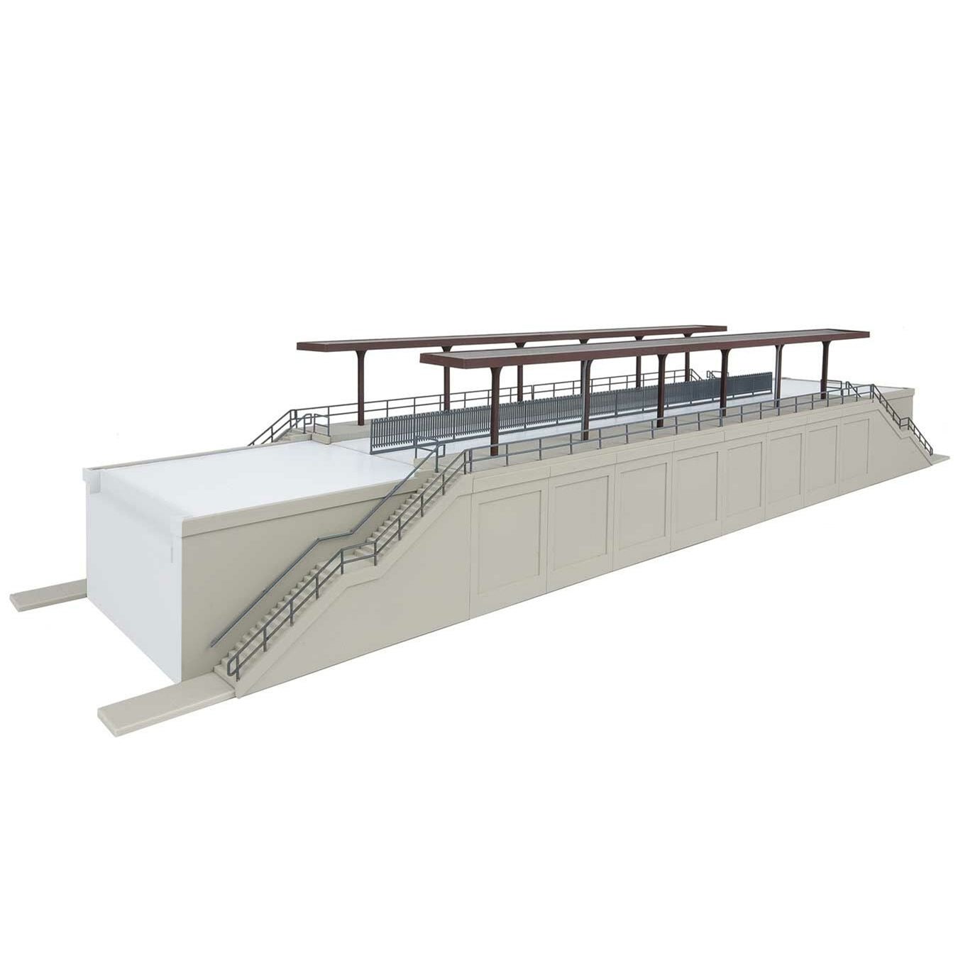 Walthers Cornerstone Elevated Commuter Station Structure Kit, HO Scale