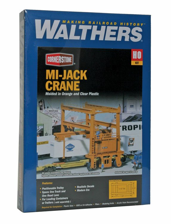 Walthers Cornerstone MI-JACK Translift® Intermodal Crane Kit, HO Scale