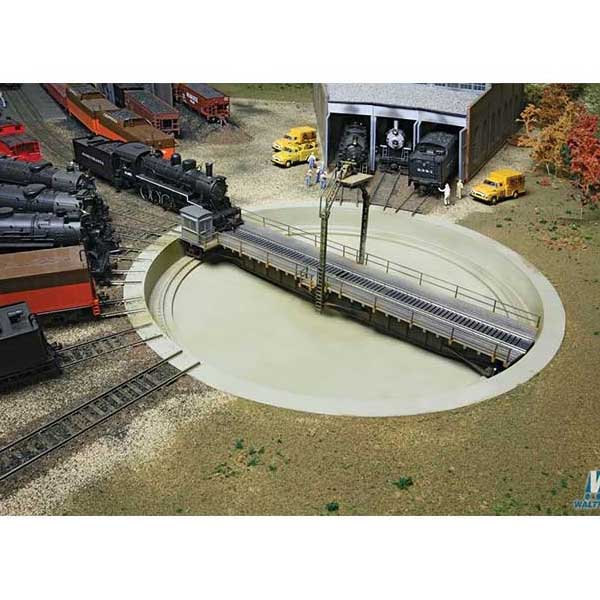 Walthers Cornerstone Motorized 90' Turntable, with DCC, HO Scale