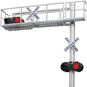 Walthers SceneMaster Modern Cantilever Grade Crossing Signal - Single Lane, HO Scale