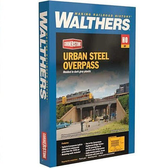 WalthersCornerstone® Urban Steel Overpass Structure Kit, HO Scale