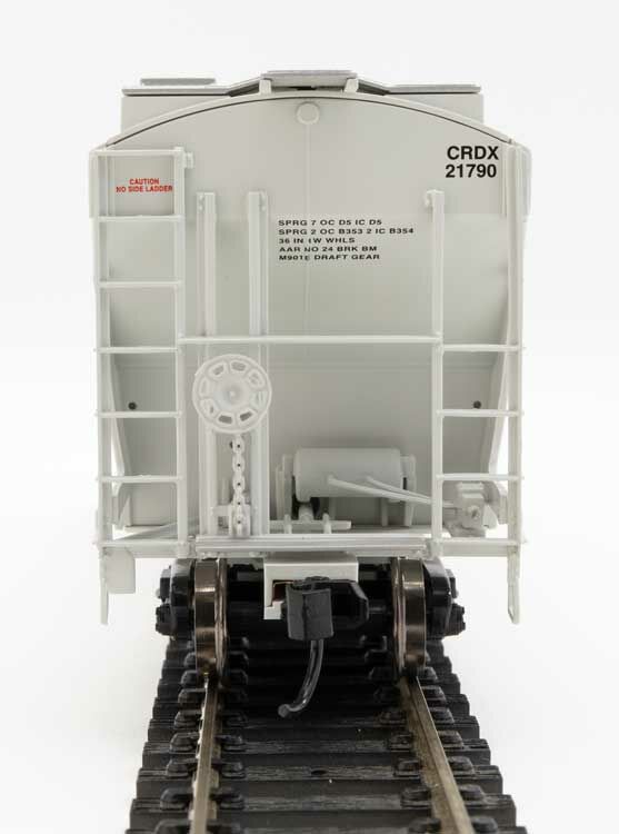 WalthersMainline® 39' Trinity 3281 Hopper - Chicago Freight Car Leasing CRDX #21790, HO Scale - Micro - Mark Model Trains, Rolling Stock, Z