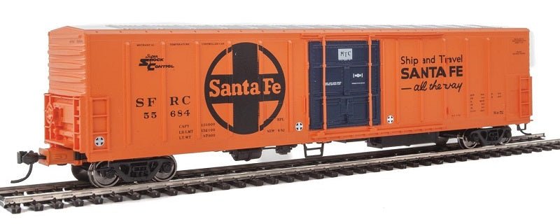WalthersMainline® 57' Mechanical Reefer Santa Fe SFRC #55684, HO Scale - Micro - Mark Model Trains, Rolling Stock, Z