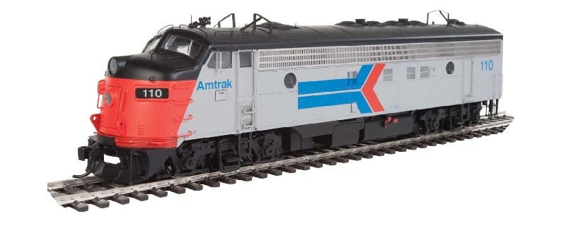 WalthersProto® EMD FP7 - F7B Set - LokSound5® & DCC - Amtrak® #110 & 161, HO Scale - Micro - Mark Locomotives