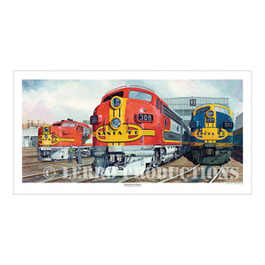 Warbonnets at Barstow, Limited Edition Signed Art Print