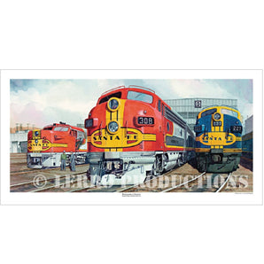 Warbonnets at Barstow, Limited Edition Signed Art Print