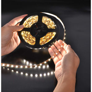 Warm White High Intensity LED Flexible Light Strip, 5 meters