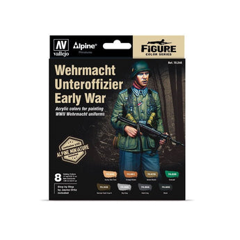 Wehrmacht Unteroffizier Early War Figure Color Series by Acrylicos Vallejo