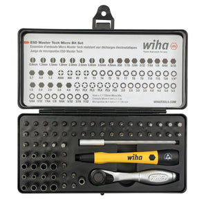 Wiha® 65 Piece System 4 ESD Safe Master Technician's Ratchet and Micro Bits Set