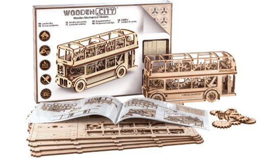 Wooden.City® London Bus Kinetic Model Kit