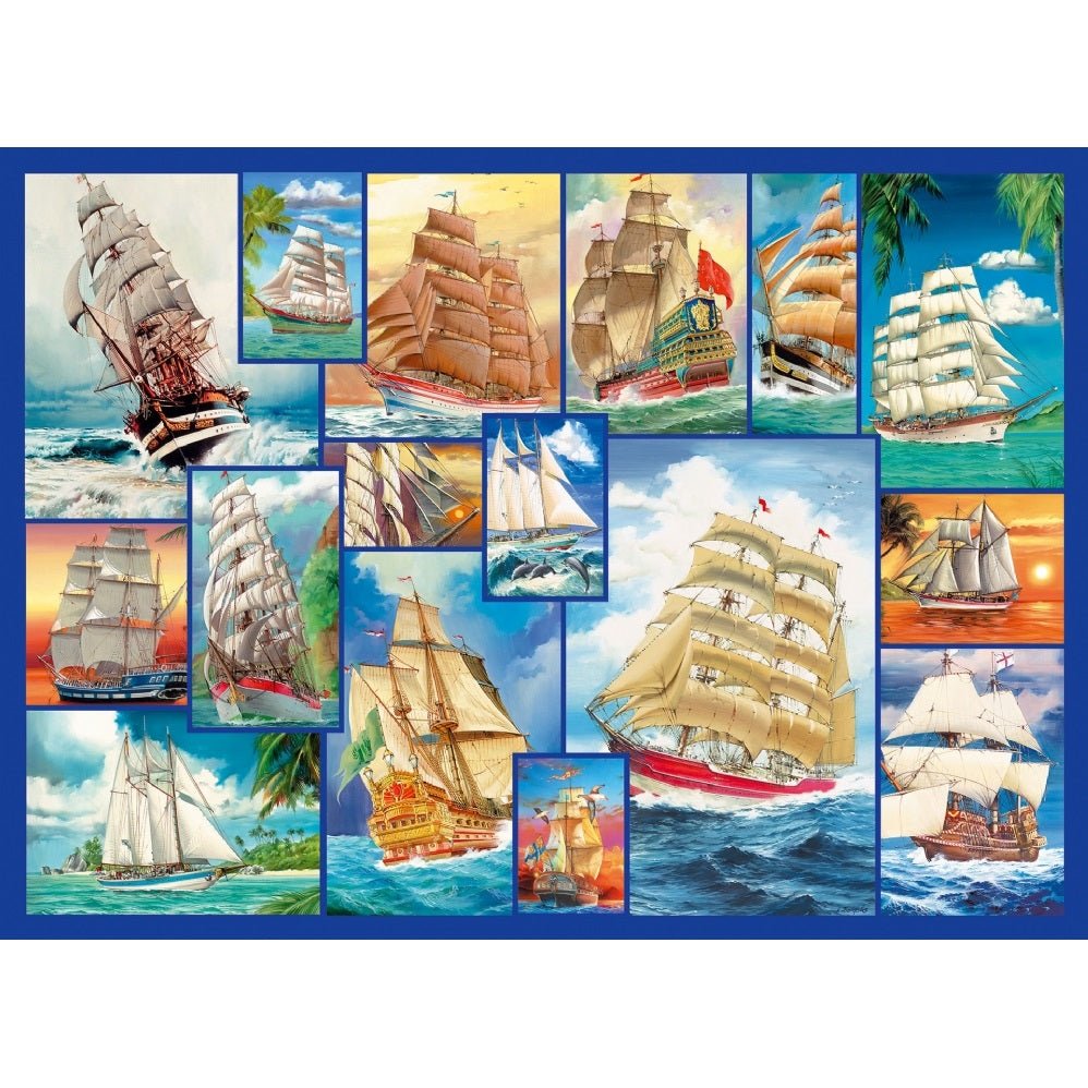 Wooden.City® Sailing Ships Puzzle